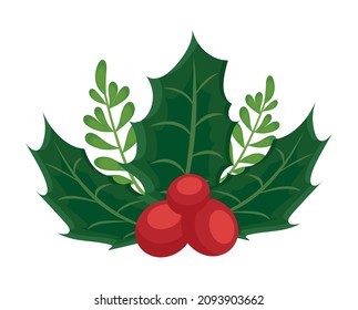 great mistletoe design with berries