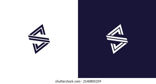 great and modern S initials logo design