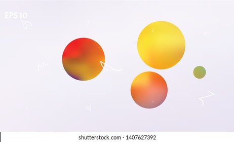 Great - new cosmos backgrounds. Illustration, mesh. Colorful hi-res and fresh. Stars, planets, signs. Colorful universe signs background theme.