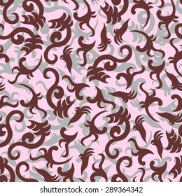 Great ornamental floral pattern. Seamless vector background.