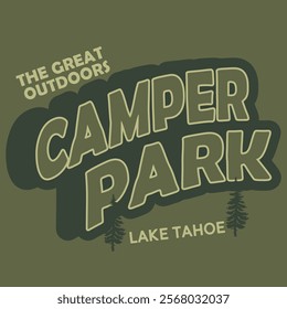 The Great Outdoor Camper Park Lake Tahoe