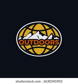 grande clube de aventura de logotipo exterior