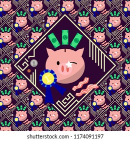 Great Piggy Pattern