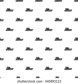 Great powerboat pattern. Simple illustration of great powerboat vector pattern for web