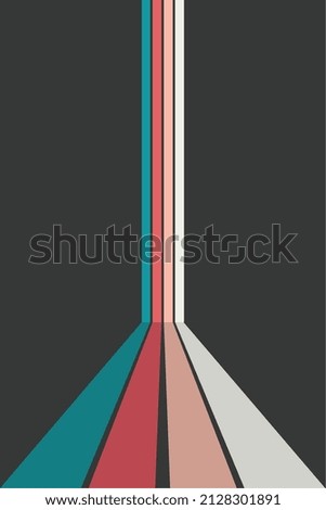 great retro background with abstract fomrs