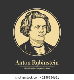 Great Russian composer. Anton Rubinstein was a Russian pianist, composer and conductor who became a pivotal figure in Russian culture when he founded the Saint Petersburg Conservatory.