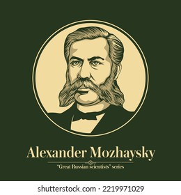 The Great Russian Scientists Series. Alexander Mozhaysky was an admiral in the Imperial Russian Navy, aviation pioneer, researcher and designer of heavier-than-air craft.