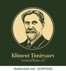 The Great Russian Scientists Series. Kliment Timiryazev was a Russian Imperial botanist and physiologist and a major proponent of the Evolution Theory of Charles Darwin in Russia. svg