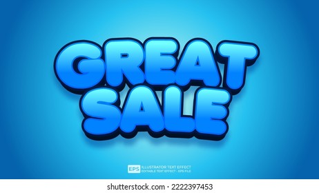 Great Sale 3D editable text effect font