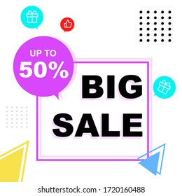great sales promotion vector, which is nice and simple