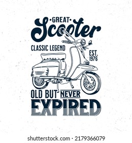 Great scooter classic legend, Old but never expired