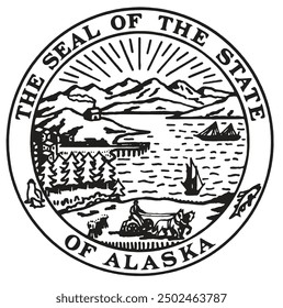 The Great Seal of the State of Alaska