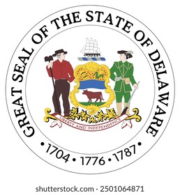 The Great Seal of the State of Delaware