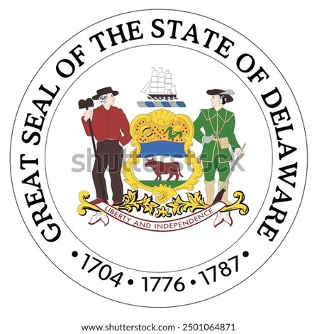 The Great Seal of the State of Delaware