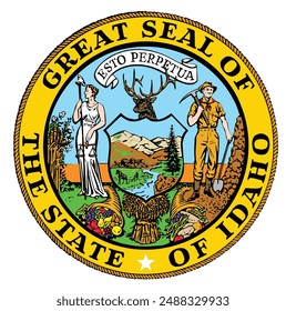 The Great Seal of the State of Idaho