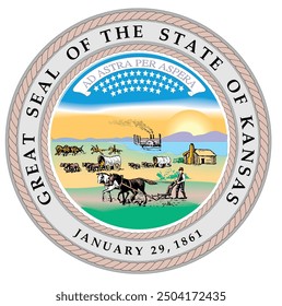 The Great Seal of the State of Kansas