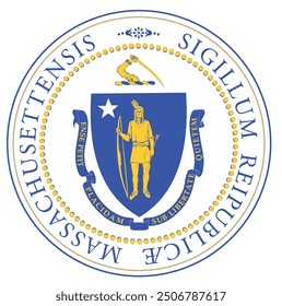 The Great Seal of the State of Massachusetts