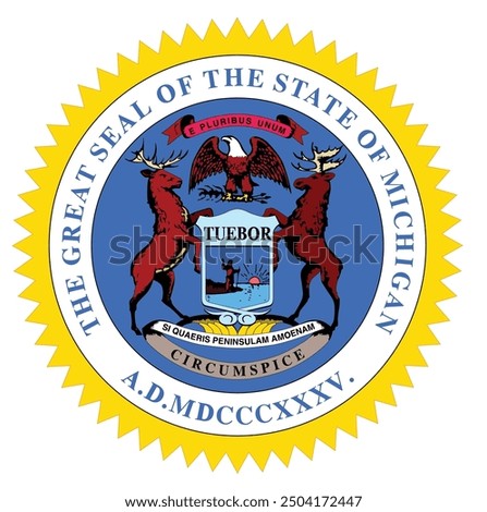 The Great Seal of the State of Michigan