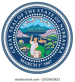 The Great Seal of the State of Nebraska