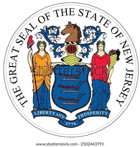 The Great Seal of the State of New Jersey