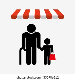 great shopping day design, vector illustration eps10 graphic 