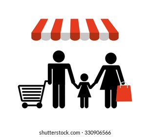 great shopping day design, vector illustration eps10 graphic 