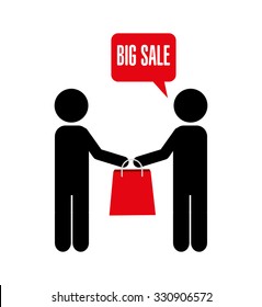 great shopping day design, vector illustration eps10 graphic 