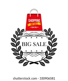 great shopping day design, vector illustration eps10 graphic 