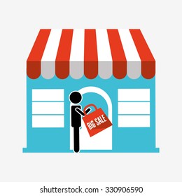great shopping day design, vector illustration eps10 graphic 