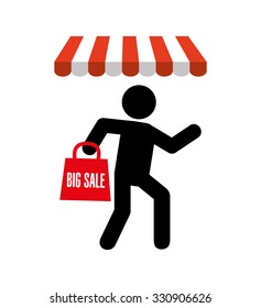 great shopping day design, vector illustration eps10 graphic 