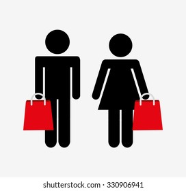 great shopping day design, vector illustration eps10 graphic 