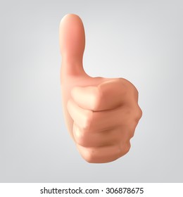 great sign vector hand
