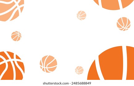 Great simple basketball background design for any media