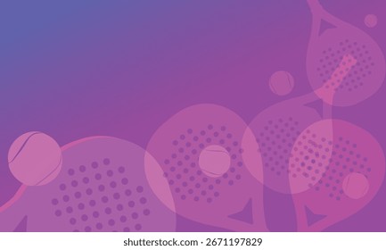 Excelente design de fundo de tênis padel simples para qualquer mídia