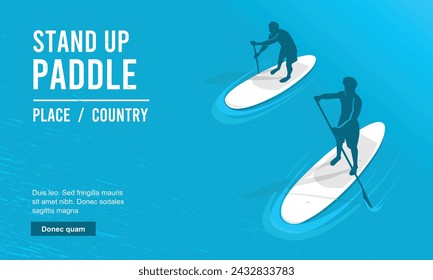 Great simple standup paddle board design for any media