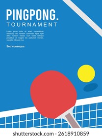 Great simple table tennis pingpong background design for any media
