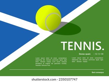  Great simple tennis background design for any media