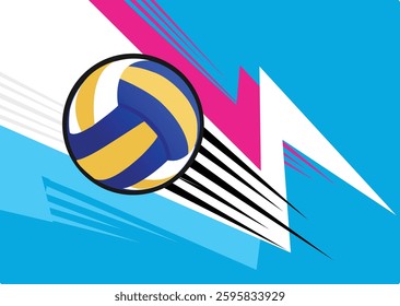 Great simple volleyball background design for any media
