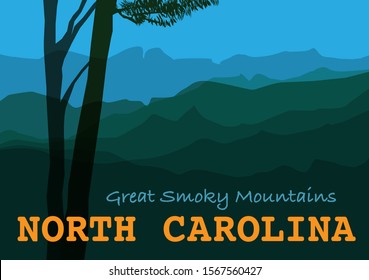 Great Smoky Mountains in North Carolina, United States