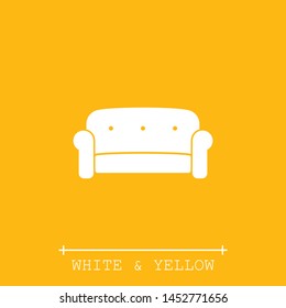 A great sofa vector icon, an armchair vector illustration for your web -site, apps, business and home .