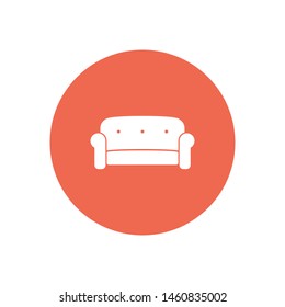 A great sofa vector icon, an armchair vector illustration for your web -site, apps, business and home .