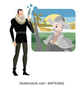 great spanish writer thinking about quixote knight