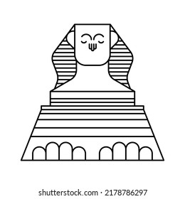 great sphinx of giza famous landmark icon