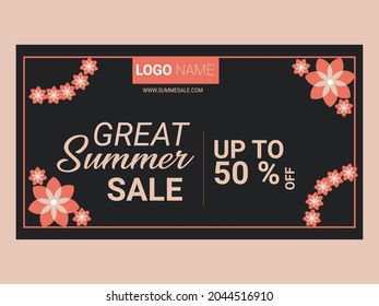 Great Summer Sale Business Banner