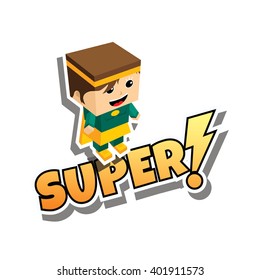 great superhero mom cartoon