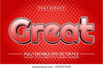 Great text editable style effect	