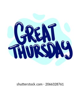 Great Thursday Quote Text Typography Design Graphic Vector Illustration