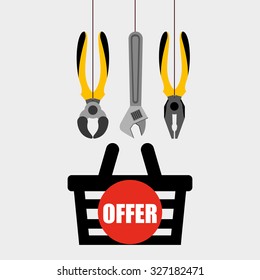 great tools for sale design, vector illustration eps10 graphic 