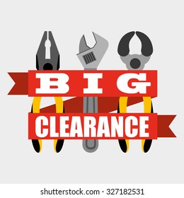 great tools for sale design, vector illustration eps10 graphic 