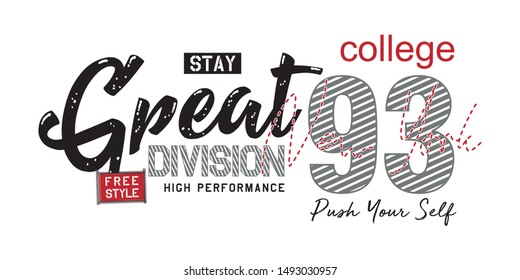 great typography for print t shirt 